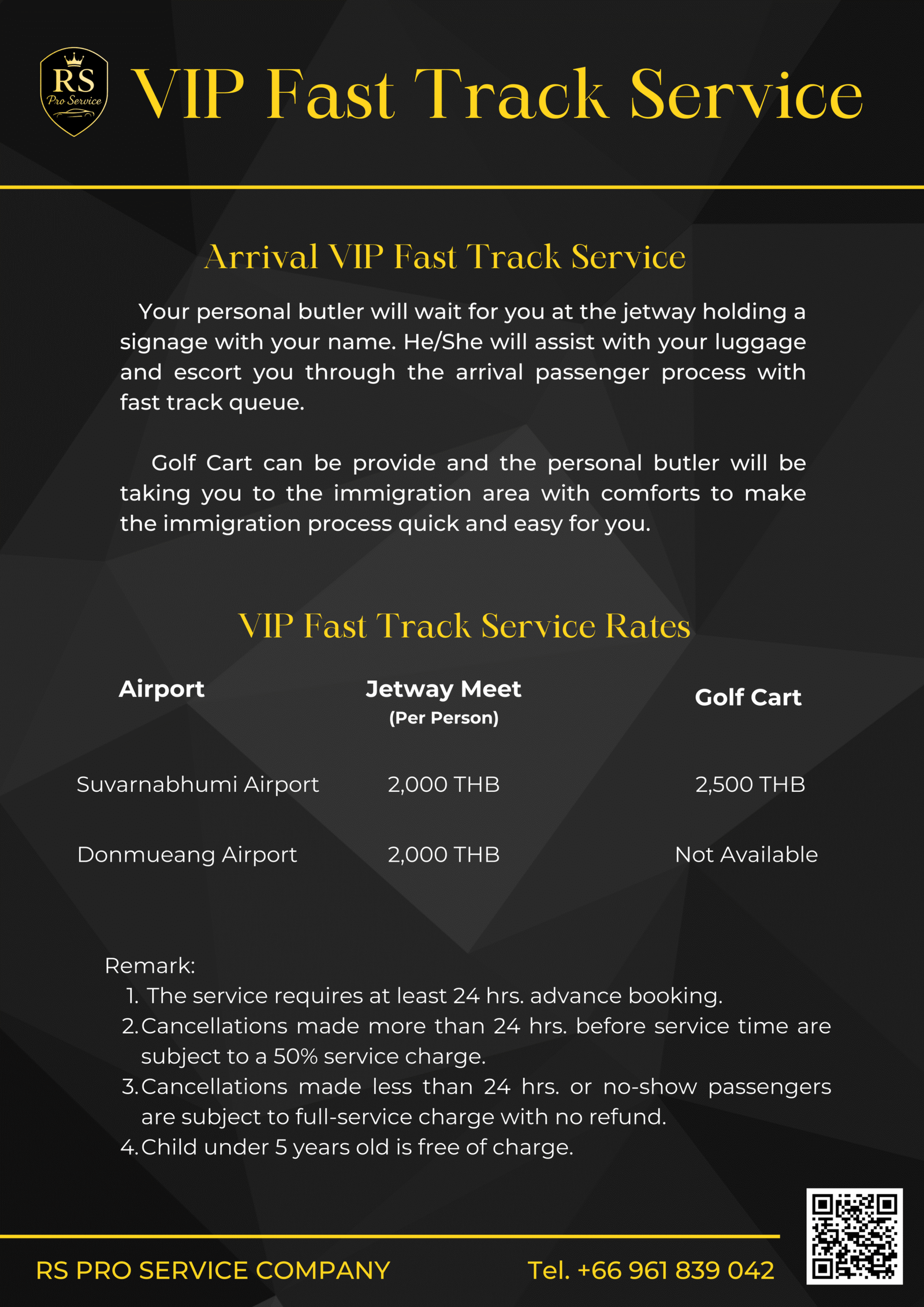 VIP Fast Track Service